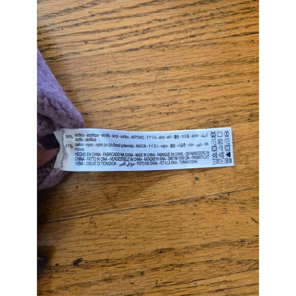 Zara Womens Oversized Soft Lavender Knit Sweater Size Medium NWT - Picture 3 of 6